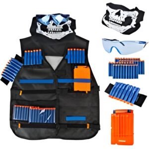 Tactical Vest Kit with Mask & Goggles